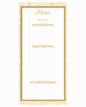 Menu Mariage Traditionel Coutumier