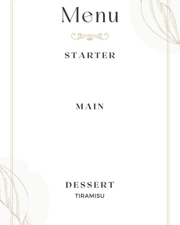 Menu version 2